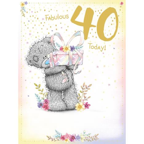 Fabulous 40th Large Me to You Bear Birthday Card £3.59